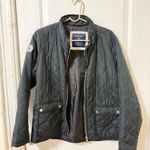 U.S. Polo Assn. Women's Dark Gray Quilted Jacket